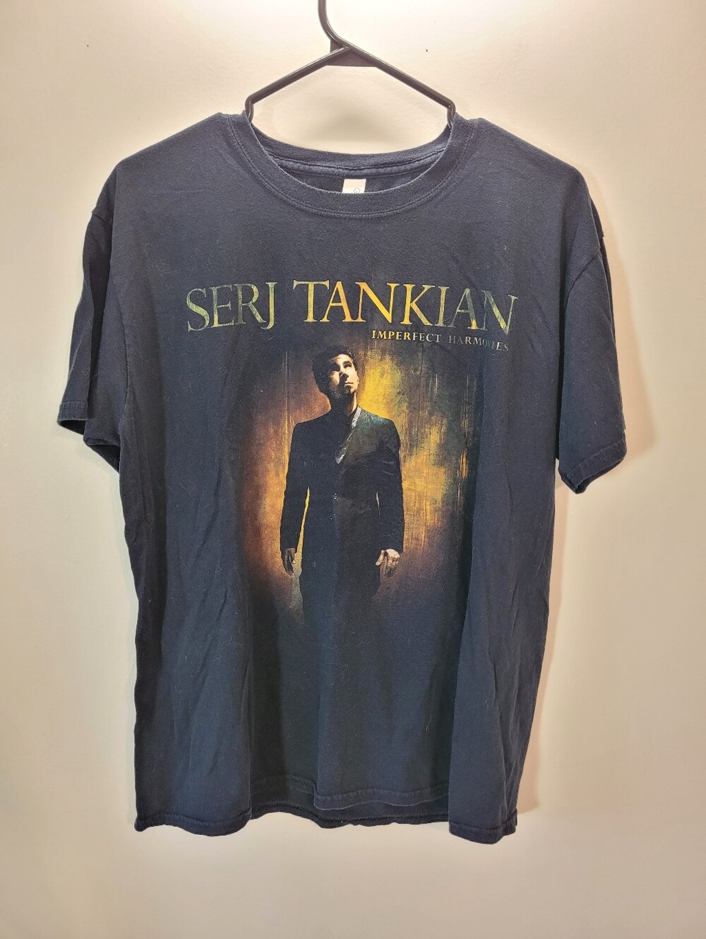 Gildan Serj Tankian Imperfect Harmonies Black T-Shirt - Size Large